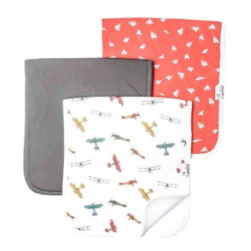 Copper Pearl Burp Cloths - 3pc, Color: Ace