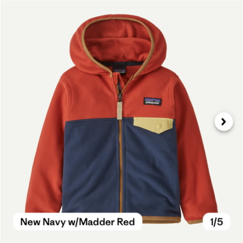 Patagonia Baby Micro D® Snap-T® Fleece Jacket, 12-18M