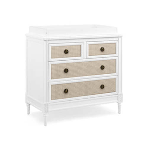 Madeline 4 Drawer Dresser with Changing Top and Interlocking Drawers | Delta Children