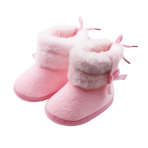 Shldybc Christmas Infant Babys Boys Girls Cozy Fleece Booties Winter Newborn Non Slip Soft Sole Shoes Winter Socks Toddler First Walkers Warm Shoes Merry Christmas!