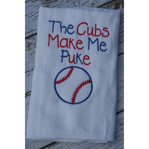 Cleveland Indians Baby- Burp cloth - Baseball - Baby Shower Personalized Gift - New Baby Gift - Baby Boy - Cleveland Fan - New Baby Gift