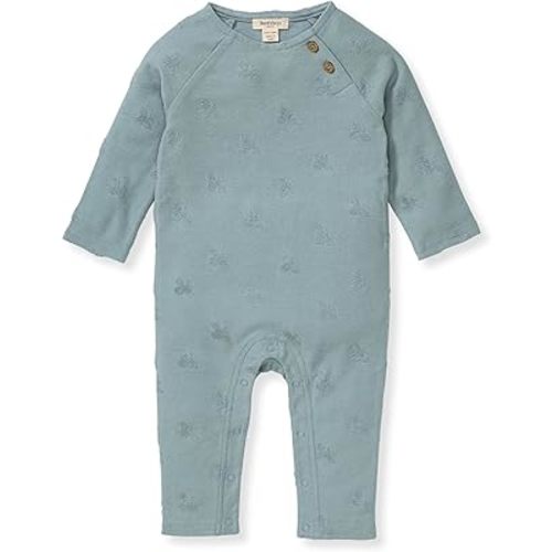 Burt's Bees Baby baby-boys Romper Jumpsuit, 100% Organic Cotton One-piece Short Sleeve Shortall, Long Sleeve Coverall