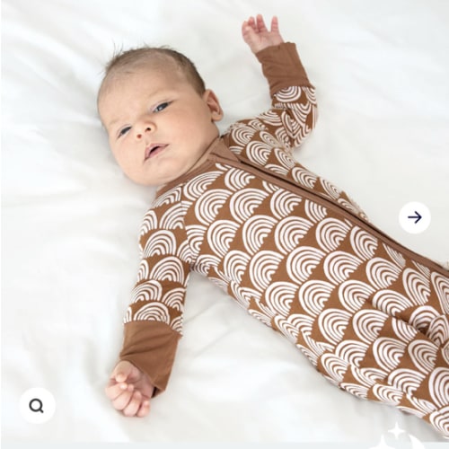 Rust Rainbows Zippy - Little Sleepies