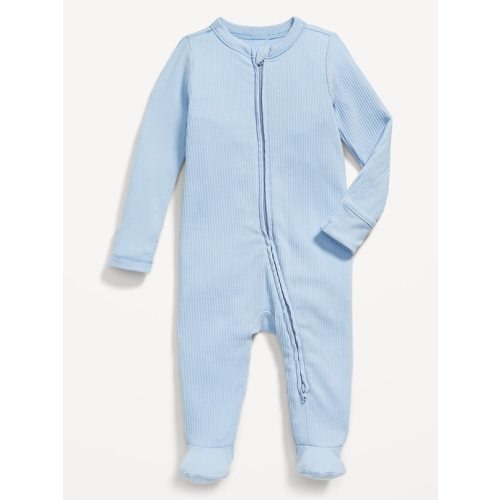 Unisex 2-Way-Zip Sleep & Play Footed One-Piece for Baby