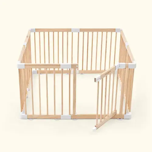 HARPPA Wooden Baby Gate Playpen 43x43