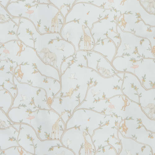 Animal Parade Crib Sheet - Blue | Gooselings