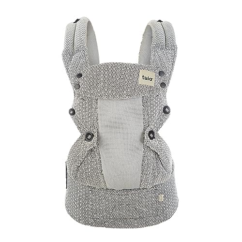 Baby Tula Coast Explore Mesh Baby Carrier, Adjustable Newborn to Toddler Carrier, Ergonomic and Multiple Positions for 7 – 45 pounds (Coast Infinite)