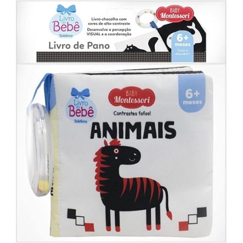 Baby Montessori - Contrastes Fofos! Animais Livro de pano – Livro de fotos, 1 novembro 2022 Rag Book – January 1, 2022