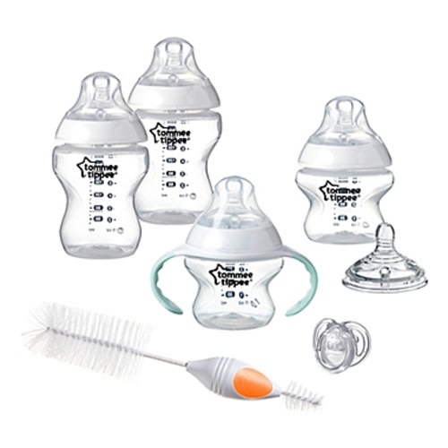 Tommee Tippee Closer to Nature Newborn Starter Set in ClearTommee Tippee Closer to Nature Newborn Starter Set in Clear