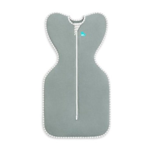 Love to Dream Swaddle Up™ Cotton 1.0 TOG Baby Sleep Sack, Arms Up Design, Twin Zipper, Small 8-13 lbs, Deep Olive