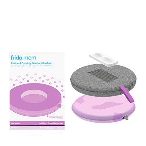 Frida Mom Donut Pillow Perineal Comfort Cushion with Cold Pack for Pain Relief, Postpartum Essentials