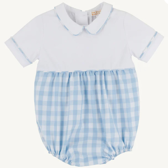 Bradford Bubble - Worth Avenue White & Barrington Blue Check