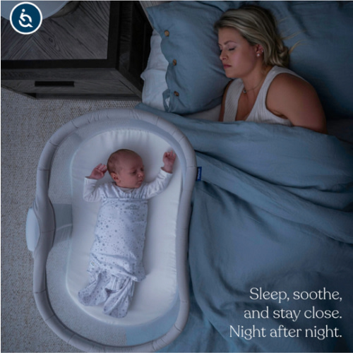 HALO - BassiNest Soothing Swivel Sleeper 3.0S - white/grey