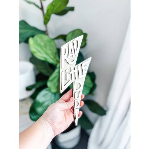 Rad Little Dude, Boy Nursery Decor, Kids Room Sign, Little Boy Decor, Boys Room Sign, Play Room Decor, Baby Shower Gift, Baby Name Sign