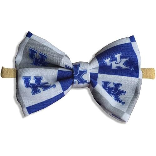 University of Kentucky Wildcat wildcats headband bow - great for baby shower, newborn, toddler girls - extra soft nylon headbands - Made in USA