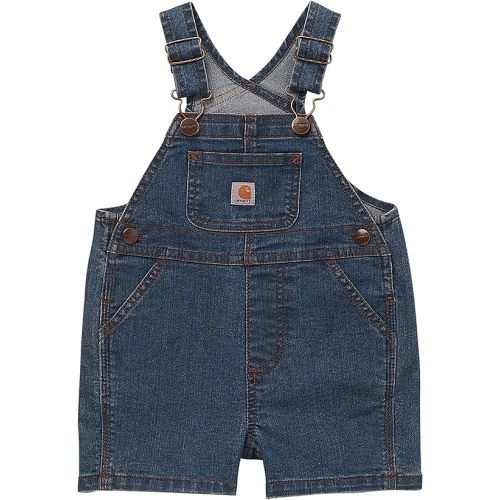 Carhartt Baby Loose Fit Jean Overall Shorts Denim Shortalls