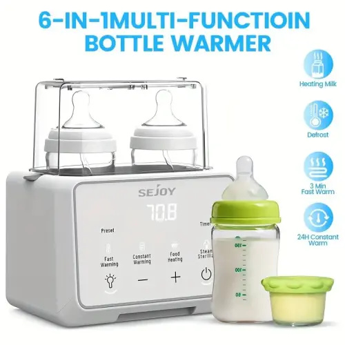 8 in 1 portable electric bottle warmer timer bottle heater - Temu