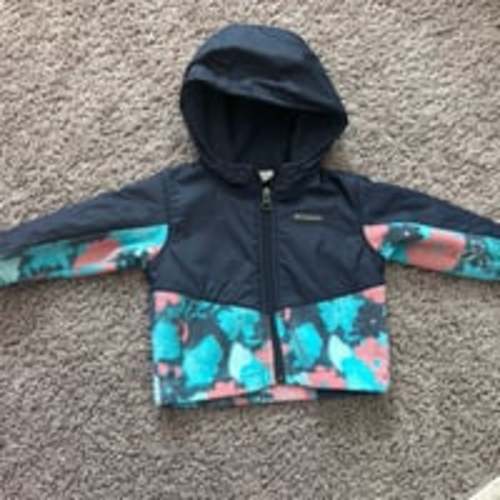 Columbia Steens Mountain Overlay Fleece Jacket with Hood-infant girl