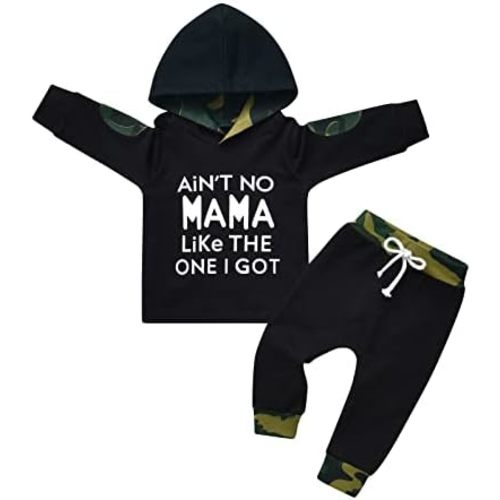 Eghunooy Toddler Infant Baby Boy Clothes Long Sleeve Hoodie Sweatsuit Pants Outfits Sets