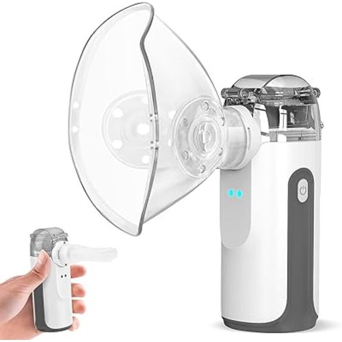 Portable Nebulizer - Mini Nebulizer Machine,Handheld Nebulizer for Breathing Problems,Nebulizer for Travel and Household Use with 1 Set Accessories