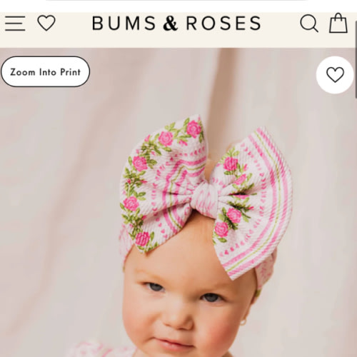Bowquet of Roses Biggie Bow