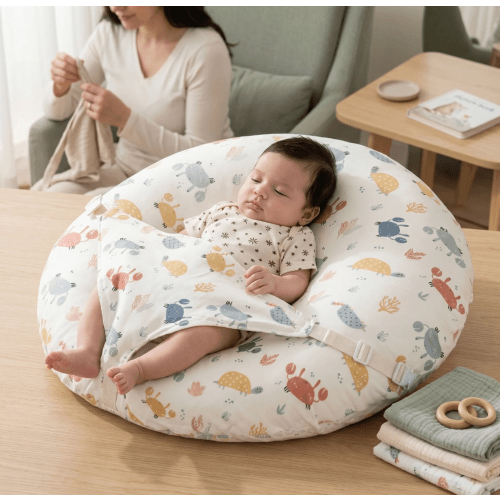 CozyNest™ Gentle Incline Baby Support Pillow