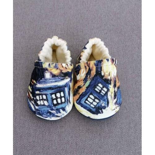 Dr Who Inspired Baby Shoes,dr. Who Baby Moccasins - Made to Order Item - Etsy
