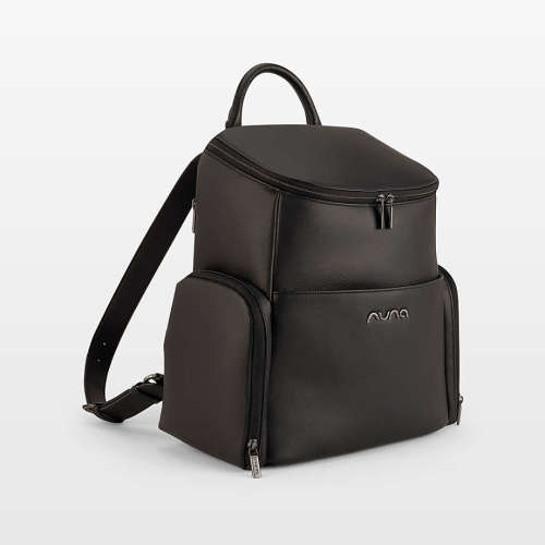 Nuna Caviar Black Essential Diaper Bag