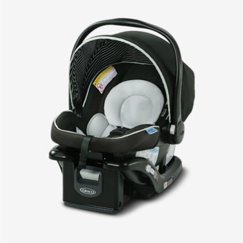 Graco SnugRide Lite LX Infant Car Seat, Rear-Facing, Lightweight, Adjustable Base, Easy Install, Studio