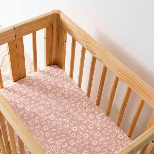 Babyletto All-Stages Bassinet Sheet in GOTS Certified Organic Muslin Cotton