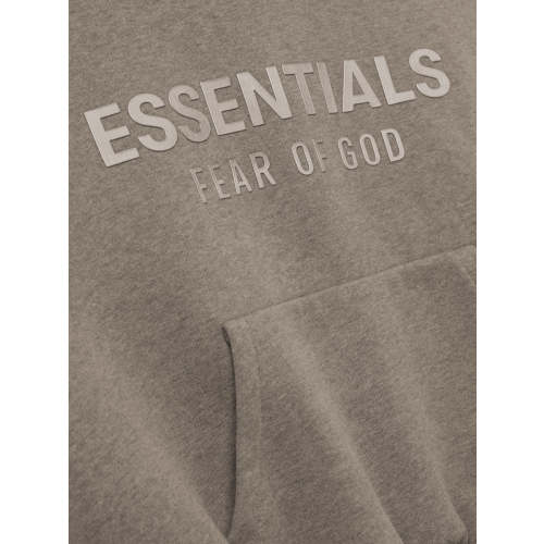 Kids Classic Fleece Hoodie in Homestead Heather | Fear of God ESSENTIALS | Fear of God