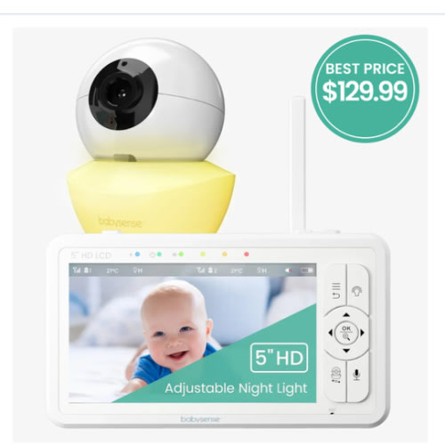 Babysense HD S2: Video Baby Monitor, One Camera, Non wifi, Night Light