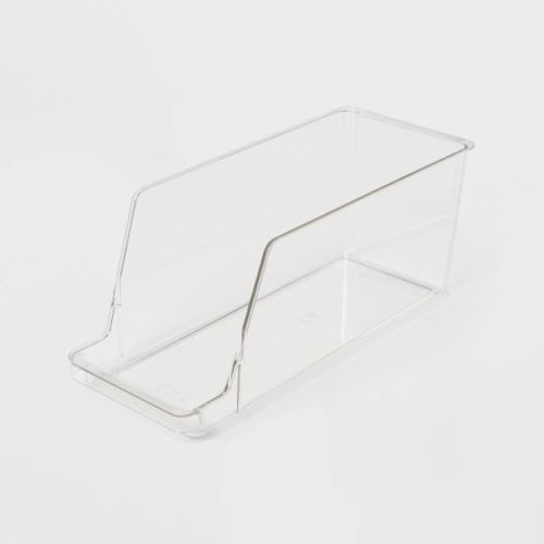 Soda Fridge & Pantry Organizer Clear - Brightroom™: PETG Kitchen Storage, Refrigerator & Cabinet Bin