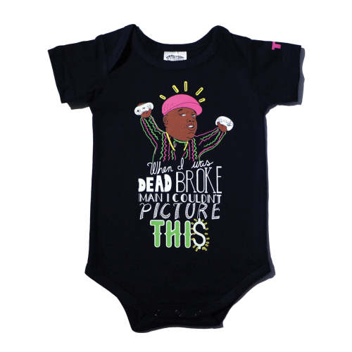 Dead Broke Onesie (Black)