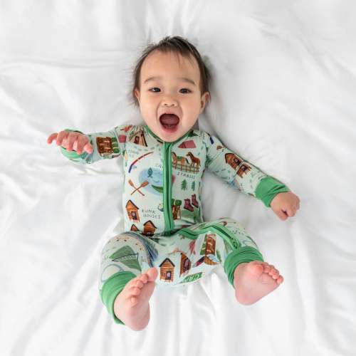 Green Camp Sleepies Zippy – Little Sleepies 0-3 months