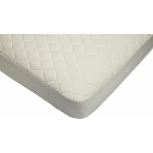 American Baby Company Waterproof Crib and Toddler Mattress Protector, Quilted Fitted Protector Pad Cover made with Organic Cotton Top Layer, 52“ x 28"