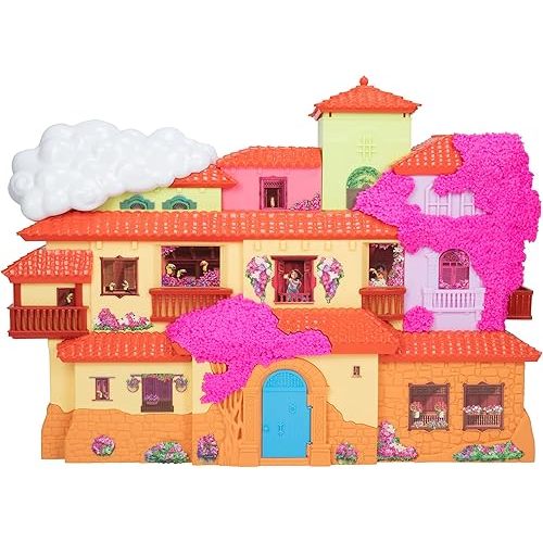 Disney Encanto Magical Madrigal House Playset with Mirabel Doll & 14 Accessories - Features Lights, Sounds & Music!