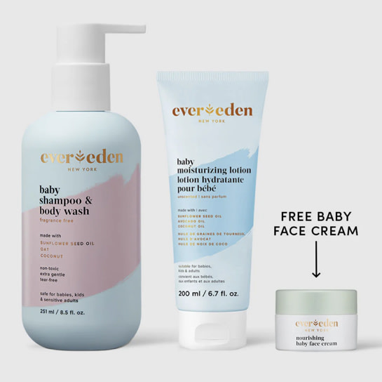 Organic Baby Shampoo and Body Wash | Evereden | Safe And Natural Skincare