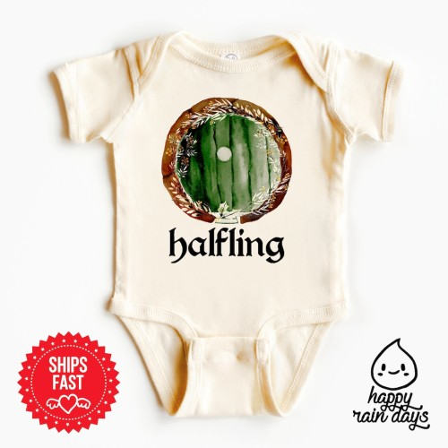 Halfling onesie® - halfling toddler shirt - natural bodysuit