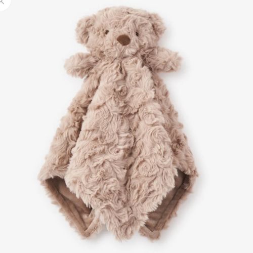 Plush Bear Baby Security Blanket – Elegant Baby