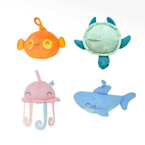 Plush Bath Toy Set- Oceana