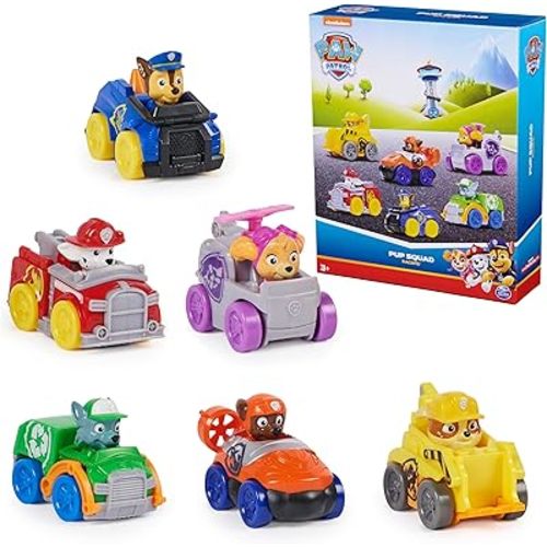 PAW Patrol Pup Squad Racers 6-Piece Vehicle Gift Set