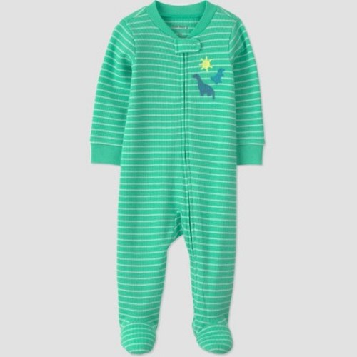 Carter's Just One You® Baby Boys' Dino Sleep N' Play - Green Striped Newborn
