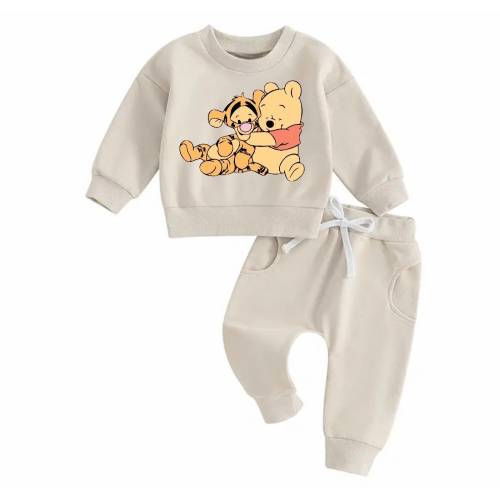 Pooh tigger Baby Outfit set sweatshirt and pants