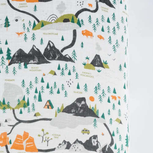 Clementine Kids - Crib Sheet - National Parks