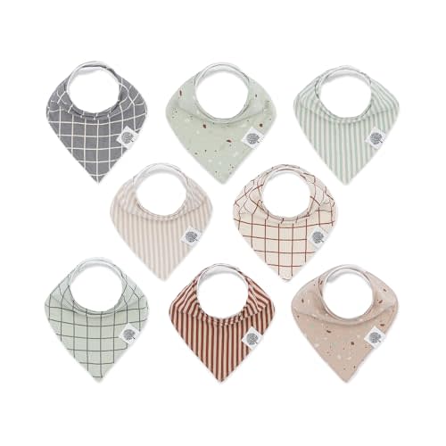 Parker Baby Bandana Drool Bibs for Boys, Girls & Unisex - Soft & Stylish Teething Bibs for Babies