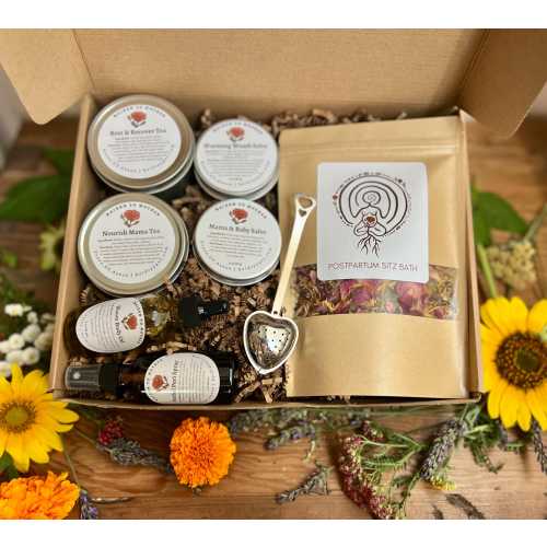 Postpartum Care Package, Herbal Postpartum Recovery, Postpartum Self Care, New Mom Gift, Baby Shower Gift, Mother's Blessing Gift, NORA tea
