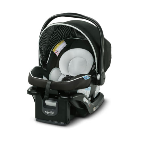 Graco SnugRide Lite LX Infant Car Seat, Rear-Facing, Lightweight, Adjustable Base, Easy Install, Studio