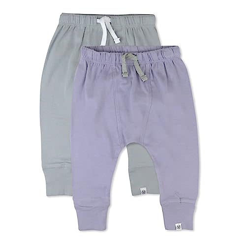 HonestBaby Honest Pants Joggers Pull on 100% Organic Cotton for Infant Baby and Toddler, Boys, Girls, Unisex