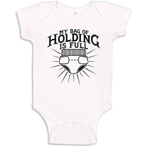 My Bag of Holding is Full Baby Bodysuit/Toddler T-Shirt Funny RPG Baby Clothes